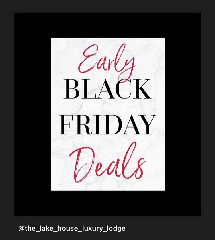 🔥HOT OFFER 🔥
Book to stay between Mon 15th Nov to Thur 23rd Dec and get £100 off per stay.

*** New Bookings Only ***
heron-lakes.co.uk/the-lakehouse Tel:01964 545 968 
#heronlakes #justlodges #justlodgeholidays #luxurylodges  #visitengland #hottub #visiteastyorkshire #blackfriday