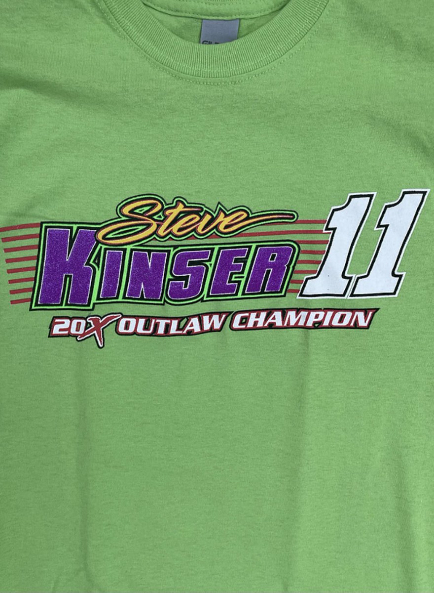ONE DAY ONLY! 

Steve shirts and hoodies up to 40% off! 

Shirts 40% OFF! 
Kids shirts from $12
Adult shirts from $15

Hoodies 30% OFF, from $28!

Sale ends Noon tomorrow so don’t miss out! 

kinserracing.com/store