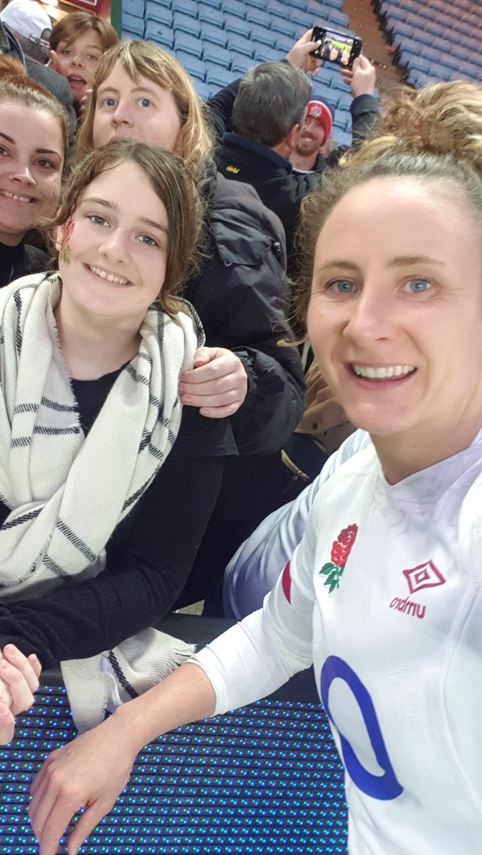 A couple of us went to see the Rose's in action today 
England vs Canada at the stoop - managed to get a few selfies. #RedRoses
#WomensRugby #EngVCan 
#LoveRugby #WeDontLikeRugbyWeLoveIt #BhrfcBlackWidows