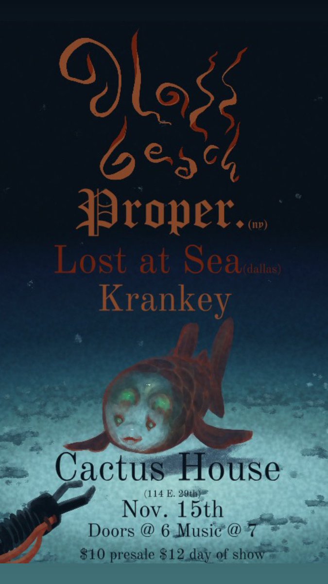 okay listen. come to this show! fuck monday workdays! let’s hang out and give ourselves a monday to look forward to. i want to see y’all there 😎