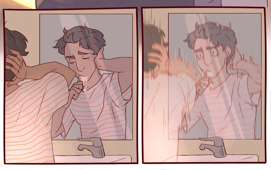 In 2015, I decided that I wanted to try my hand at webcomics. Only a few months before I started Rock and Riot, I drew 5 pages... They never saw the light of day. These took me so long to draw that I immediately gave up and switched to a simpler story. 