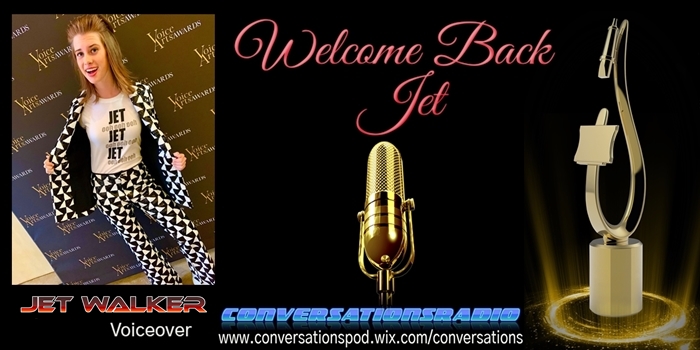 Conversradio's tweet photo. Welcome Back Jet!
@WalkerFitzFilm 
Cohosting with Mike Dowler on ConversationsRadio  Ep.115 with 'Loud House' cast members Aubin Bradley &amp; Catherine Ashmore Bradley - Wednesday 11/17/2021 6:30 PM Pacific - 9:30 PM Eastern
#JetWalkerVO #ConversationsRadio https://t.co/N63ia7hWzj