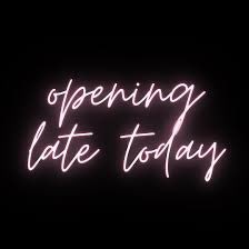 We apologize for the inconvenience, we will be opening at 6pm today 👾