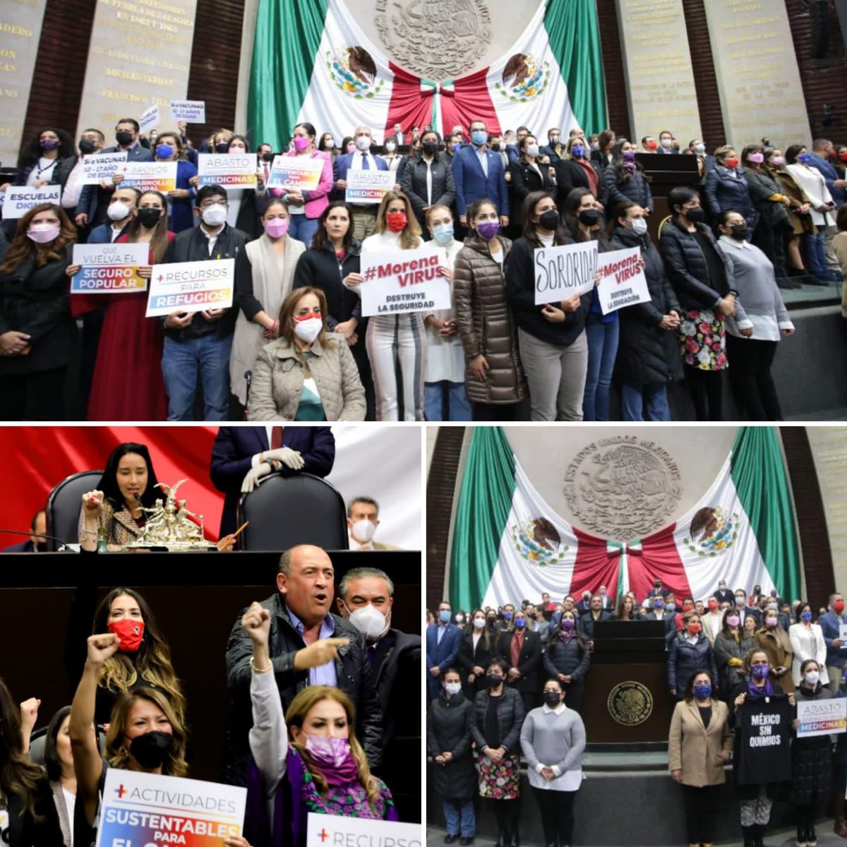 Desde el CDE de Chiapas reconocemos la labor incansable de los y las Diputadas de nuestro partido durante la discusión de PEF2022. Quedó muy en claro de que lado está Morena: del lado del retroceso. 
#PresupuestoPorMéxico