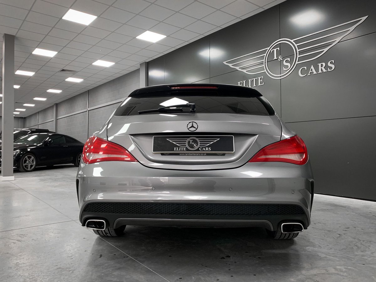 I can't keep track on how many cars we're selling before they even get advertised.. This time we have a 65 Plate Mercedes CLA AMG Shooting Brake! Customer requested for the front grille to be blacked out, debadged on the rear as well as the Mercedes badge black..