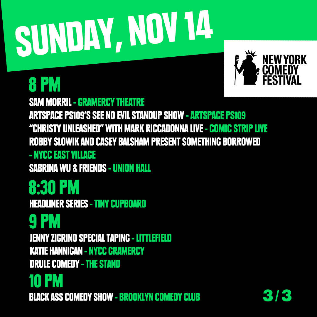 New York Comedy Festival (@nycomedyfest) / Twitter