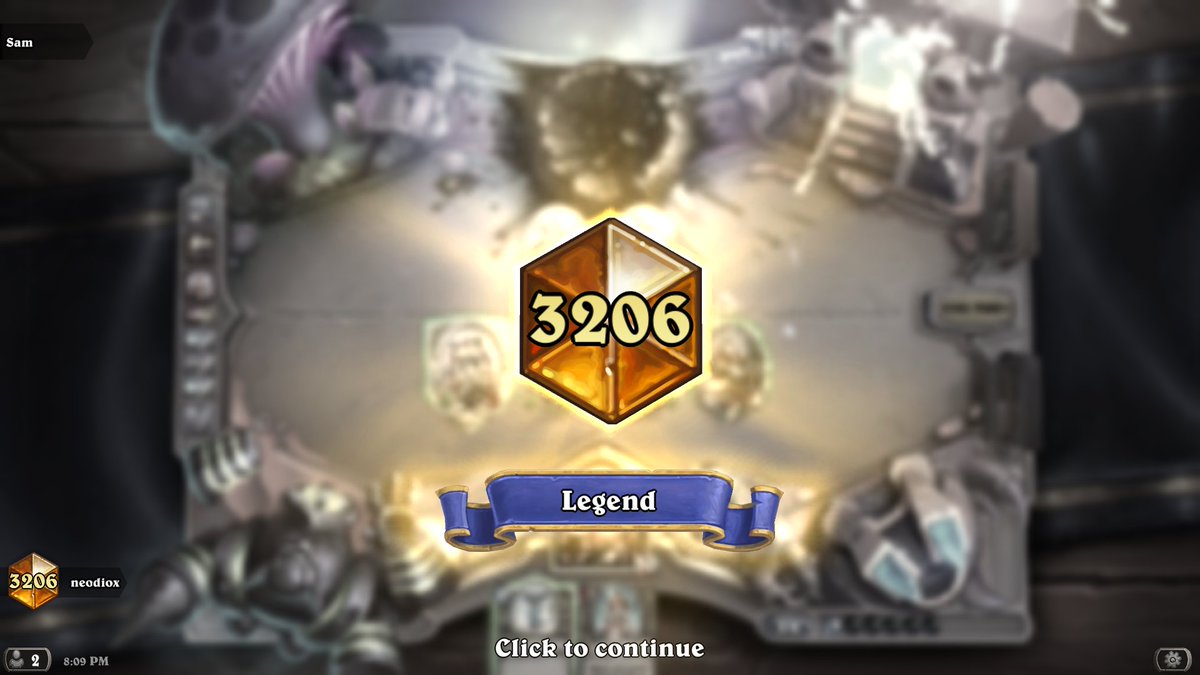 NeodioxHS's tweet photo. Personal record notice: Top 4K! Not bad for the  #free2play cassual player #hearthstone #aggrodruid https://t.co/VgzFXAVBKC