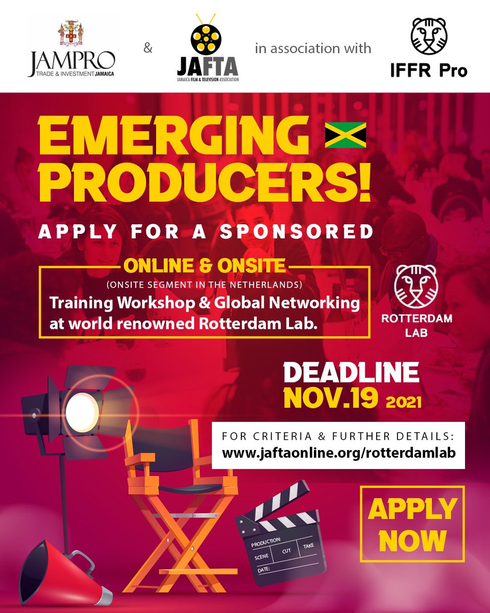 jaftaonline's tweet photo. 📢 ROTTERDAM LAB IS HERE AGAIN!
Apply now to participate in a 5 day online training and 3 day onsite workshop with networking opportunities in the Netherlands! ✈️
Application deadline: November 19, 2021
Details for application: https://t.co/8Ks2KkeiDQ
#JAFTA #RotterdamLab https://t.co/43cZPK0iia