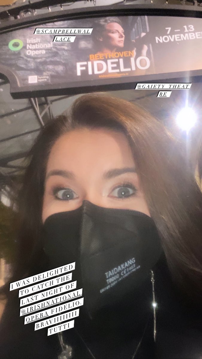 TaraErraught's tweet photo. I was delighted to catch the last performance of @IrishNatOpera Fidelio at the @gaiety_theatre BRAVI TUTTI! ☘️ #OperaInIreland I am already looking forward to making my Maria Stuarda debut here in June! 🥰🥰 https://t.co/smoIowH2d9