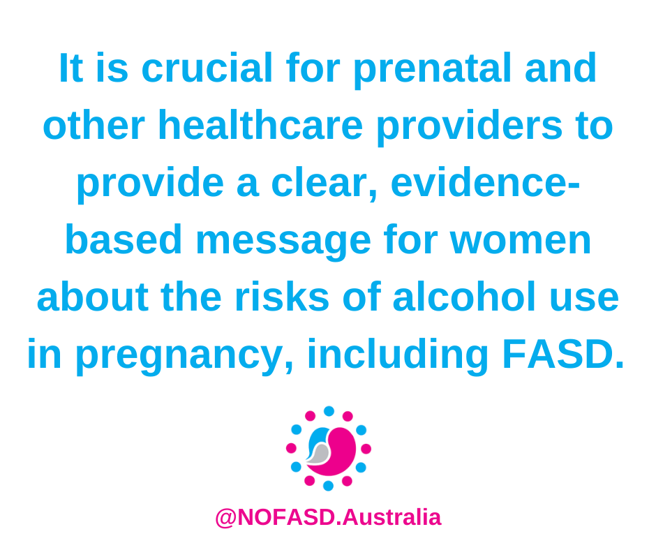 NOFASDAustralia's tweet photo. Recently released research states that it is crucial for prenatal and other healthcare providers to provide a clear, evidence-based message for women about the risks of alcohol use in pregnancy, including #FASD. 
https://t.co/HOSgMmBPAx https://t.co/AWWY5r4sNC