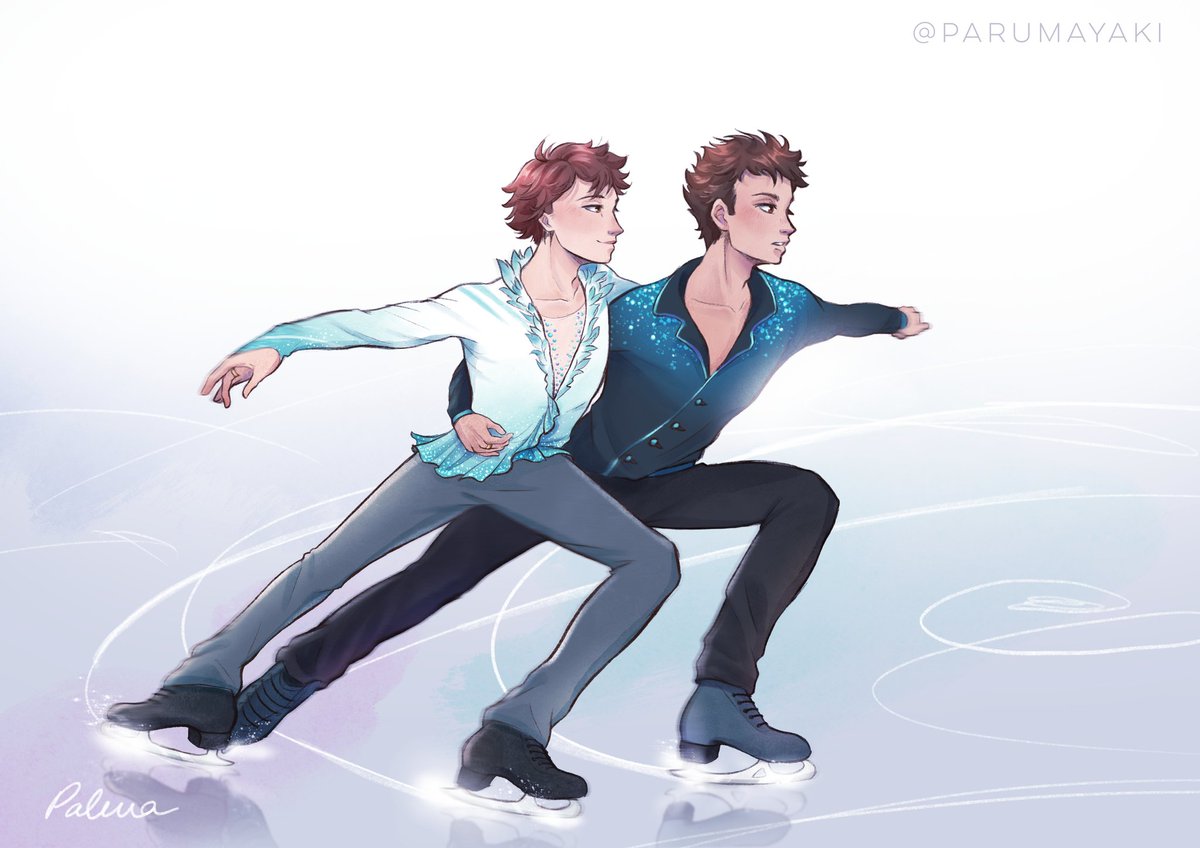 parumayaki's tweet photo. Rule the rink 💙🧊⛸️
#iwaoi #figureskating #Haikyuu #HaikyuuAU #oikawa #iwaizumi https://t.co/3jmbrzh1ms