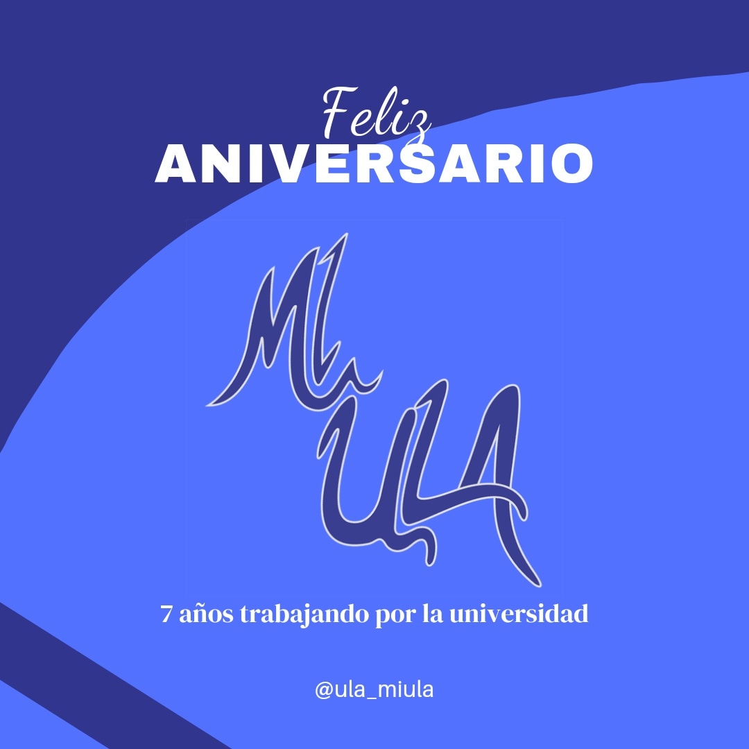 ula_miula's tweet photo. ¡MIULA arriba a su Séptimo Aniversario!

Hace 7 años un grupo de muchachos nos preocupamos por la situacion que aún hoy atraviesa la #Universidad,  nuestro norte siempre ha sido la defensa de una institución con más 230 años de historia... https://t.co/JTNclFdjpr