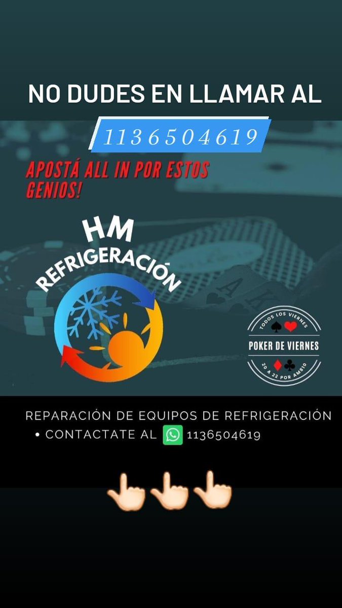 pokerdeviernes's tweet photo. Refrigeración HM 🤝🏻 https://t.co/Rjlohz9riC