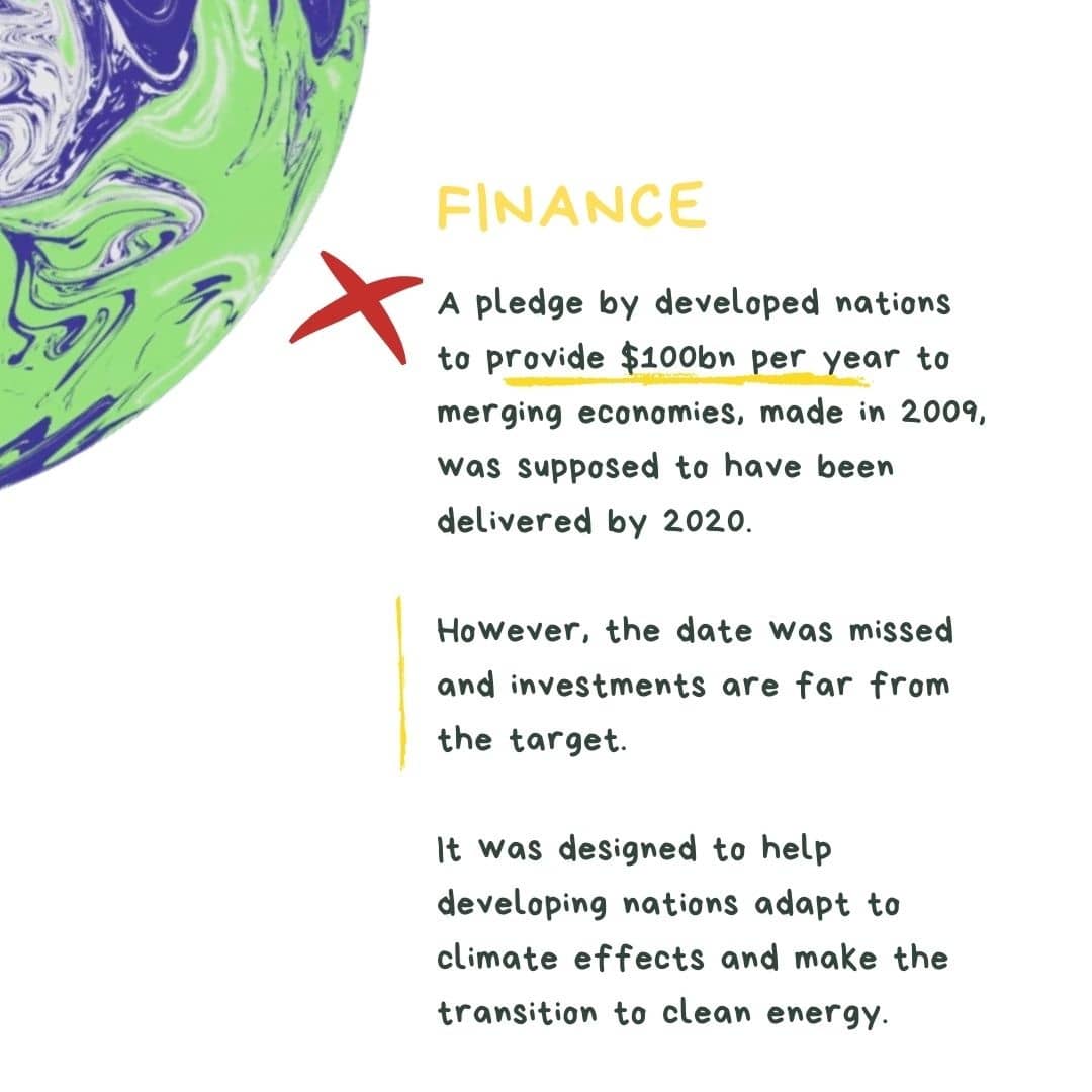 WeallYouth's tweet image. Do you know what the Glasgow Climate Pact is about?
🏭 It is a plan to reduce coal and
💰 give more money to emerging economies.
But is it enough to reach 1️⃣.5️⃣ °C? 🤔
Unfortunately not. Current pledges only limit global warming to 2.4°C.
#cop26glasgow #cop26action #cop26ambition