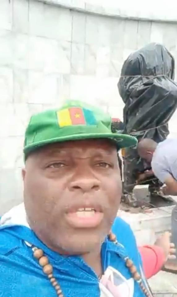mbeatowe's tweet photo. Derniers développements concernant la statue du Maréchal #MbappeLeppe. Lisons le travail commun de @arol_ketch, @essamarche, Fréderic Ntsogo Mbili du Stade Mbappe Leppe ainsi que du sculpteur de la Statue. Du bon travail. Nous le saluons. Source: https://t.co/lfy6qHdGir https://t.co/jAE6suIdT9