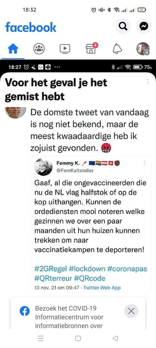 SharonGeraets's tweet photo. Hoe ziek ben je.
Mag hopen wat die maf wenst haar zelf en haar familie overkomt. https://t.co/GrWLl1kny3