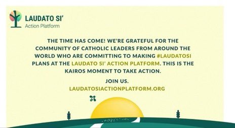 ASmerilli's tweet photo. Despite insufficient #cop26 outcomes, we at @VaticanIHD believe that ambitious and urgent climate action is led by all women and men that are committed every day to bring about #LaudatoSi to life!
#LaudatoSiActionPlatform
👇Registrations are now open!!
https://t.co/y7DIl5TbE7 https://t.co/mviuGnlIWI