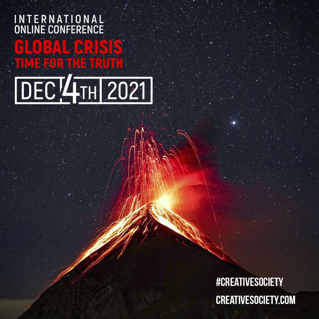🌐Are you also aware of what's happening to the climate?

Join the world online conference #GlobalCrisis #Time4Truth on Dec 4th.

❗️20 ❗️ days left until the conference
creativesociety.com

#ClimateAction | #Environment