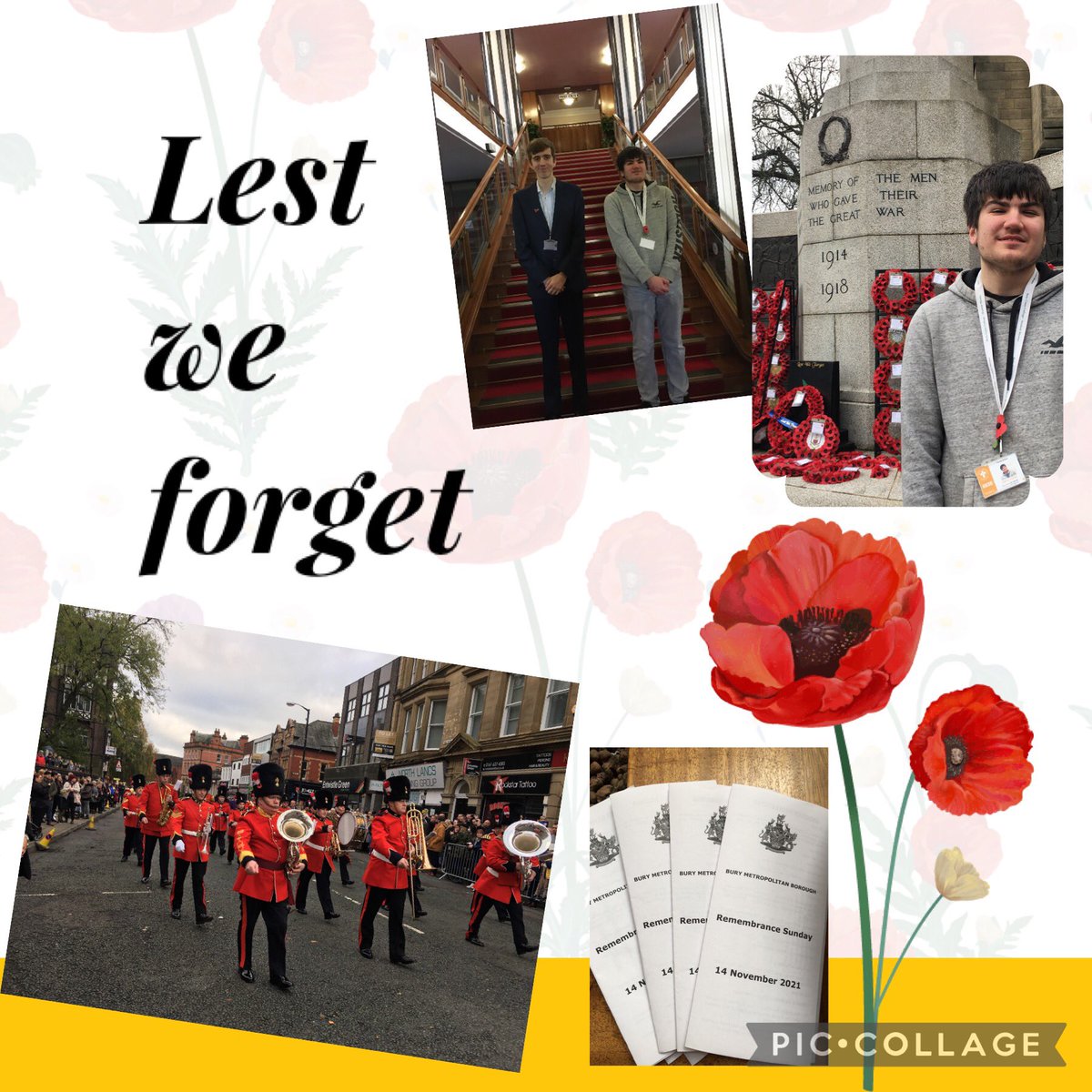 srcholycross's tweet photo. Today we were proud to represent @HolyCrossBury at the Bury Remembrance Parade. We remember all those who lost their lives in conflicts past and present #RemembranceDay2021 #lestweforget2021 https://t.co/06K6cbw0yR