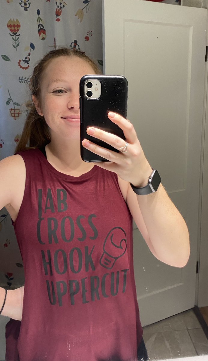 MsRChanner's tweet photo. Yesterday was #WorldKindnessDay but today a Y member showed me such an amazing act of kindness I needed to share. Last week I had complimented a woman on her shirt and she mentioned she made it. Today she showed up to class with one for me! #WhytheY https://t.co/gXTIMXA5so