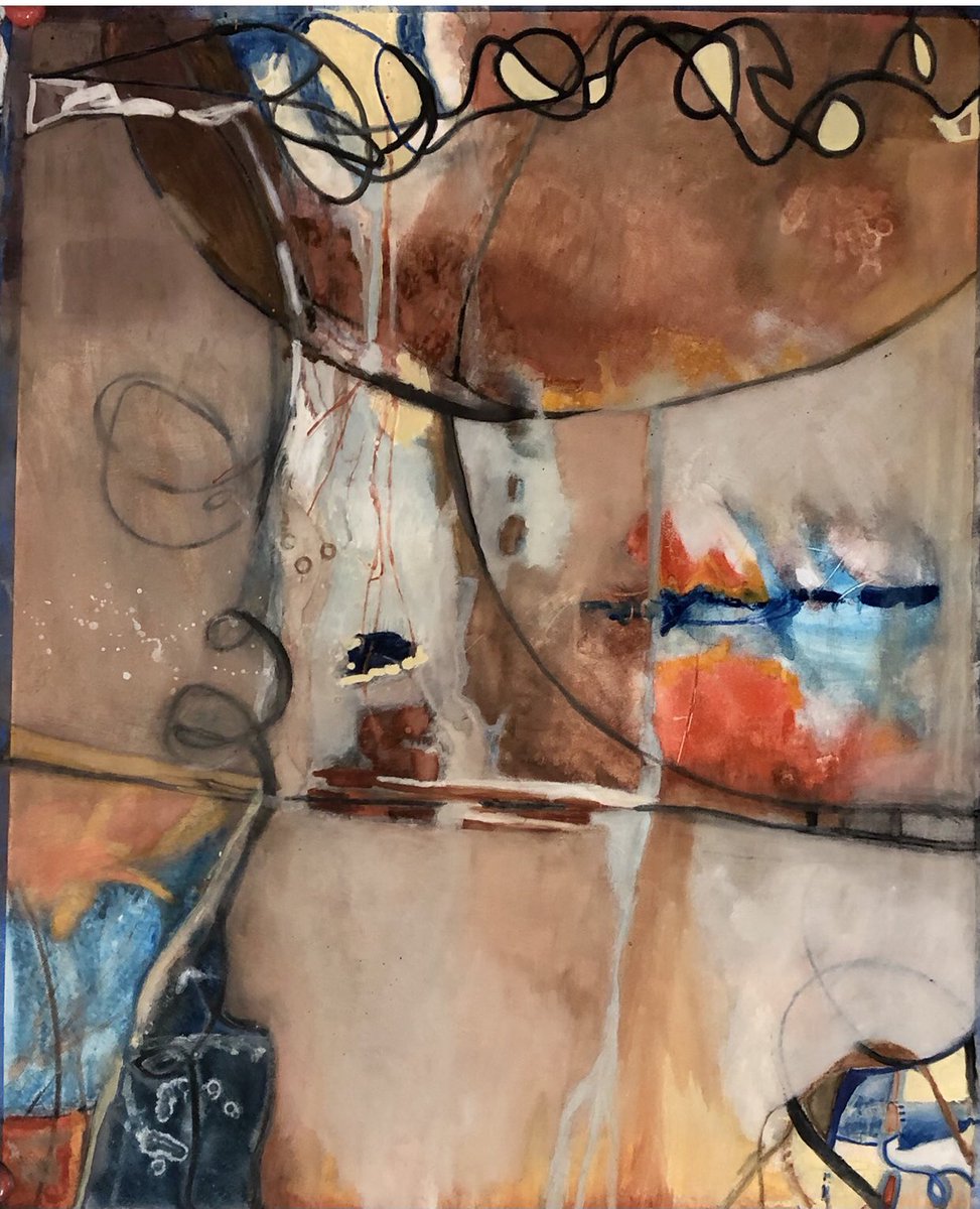 annbentonart's tweet photo. My first watercolor in over 10 years!! It’s 24”x28” on paper. I think she’s done, and ready for the framer, but I’m perplexed as to which way to hang it. I ❤️it both ways! Looking for some name suggestions too…can’t do this without y’all. Help! #annbentonart #annbentonyeager https://t.co/75aDvBJIFq
