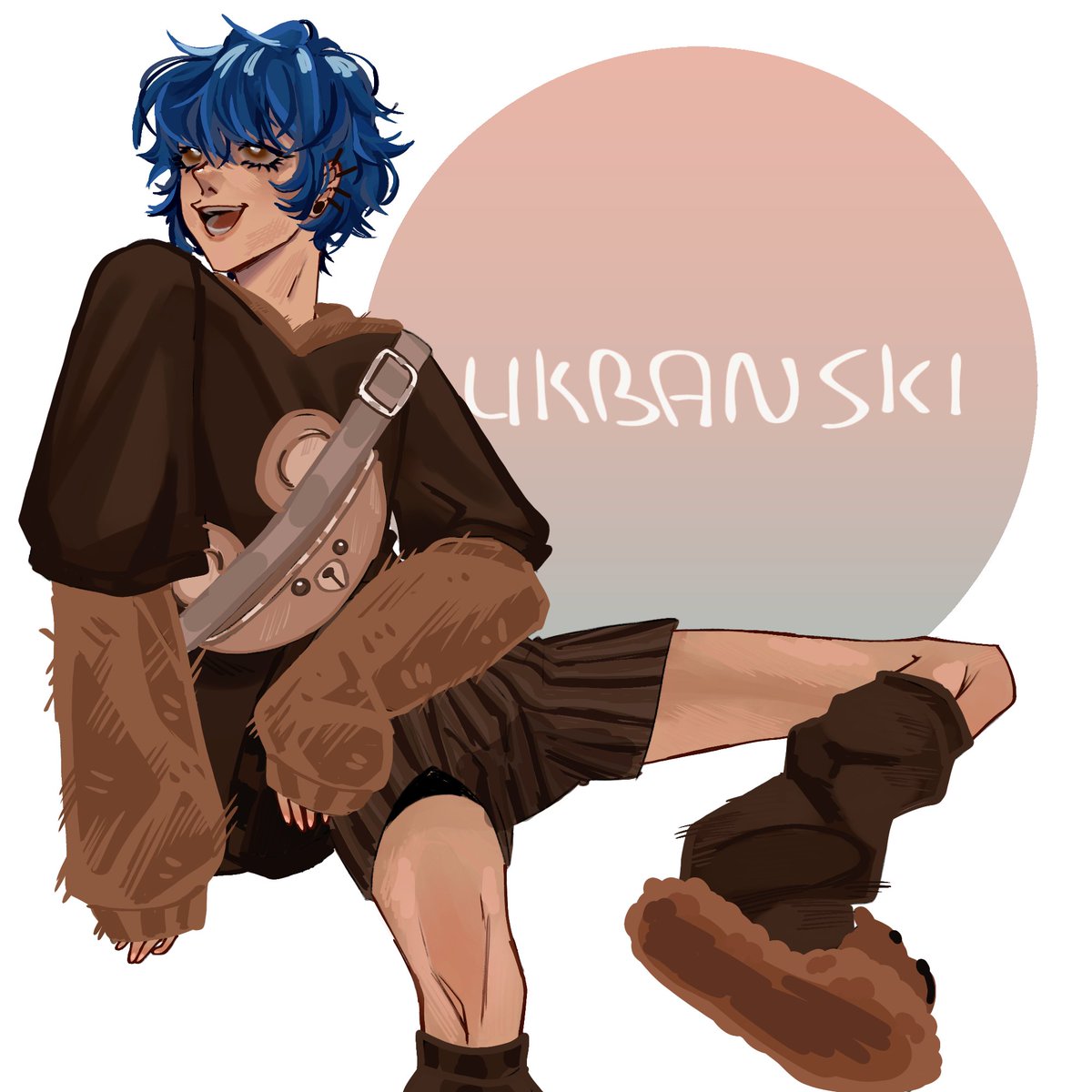 ukbanski's tweet photo. this softy boy from #highrisegame 
#digitalart #ibisPaintX https://t.co/70TD0R5lyo