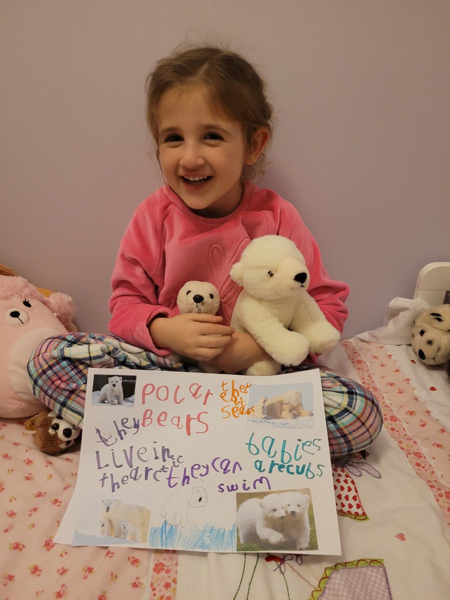 lucyjoymac1's tweet photo. @foundmelthamce C and her bear homework 🐻‍❄️❤🐻‍❄️❤ #polarbears https://t.co/zSQWvFls7p