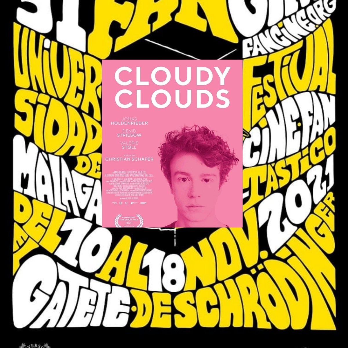 HorrorRafa's tweet photo. No he entrado en el juego de la alemana #CloudyClouds (#TrübeWolken).
Su pesado ritmo y lo confuso del camino que quiere tomar la convierten en todo un reto para la paciencia del espectador.
#31Fancine
#Fancine2021 https://t.co/2bo4JuFpFq