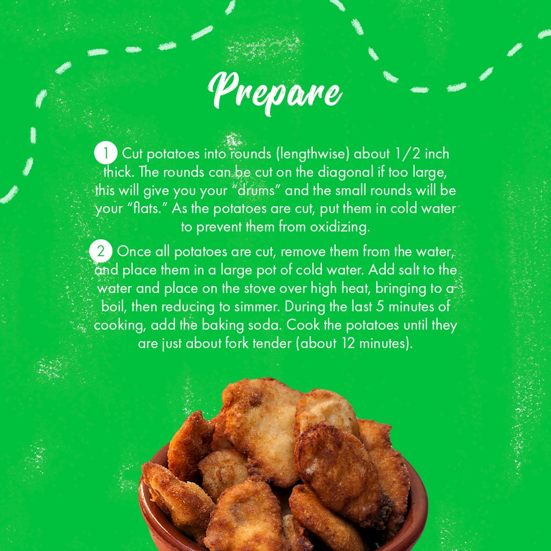 SideDelights's tweet photo. A delish appetizer for game day, potato "wings" are a satisfyingly crispy dish that the whole team will enjoy! You can make this recipe your own with a sauce of your choice—we recommend classic buffalo, pesto, or barbecue! See the recipe here: https://t.co/TGqDV4cnQH