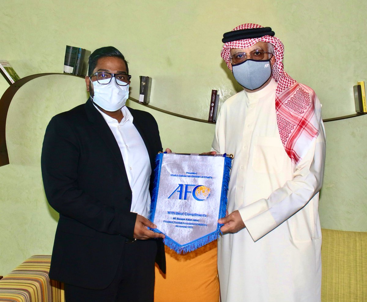 It was wonderful to have met with the President of Asian Football Confederation (AFC) Sheikh Salman bin Ibrahim Al Khalifa today in Manama, Bahrain.