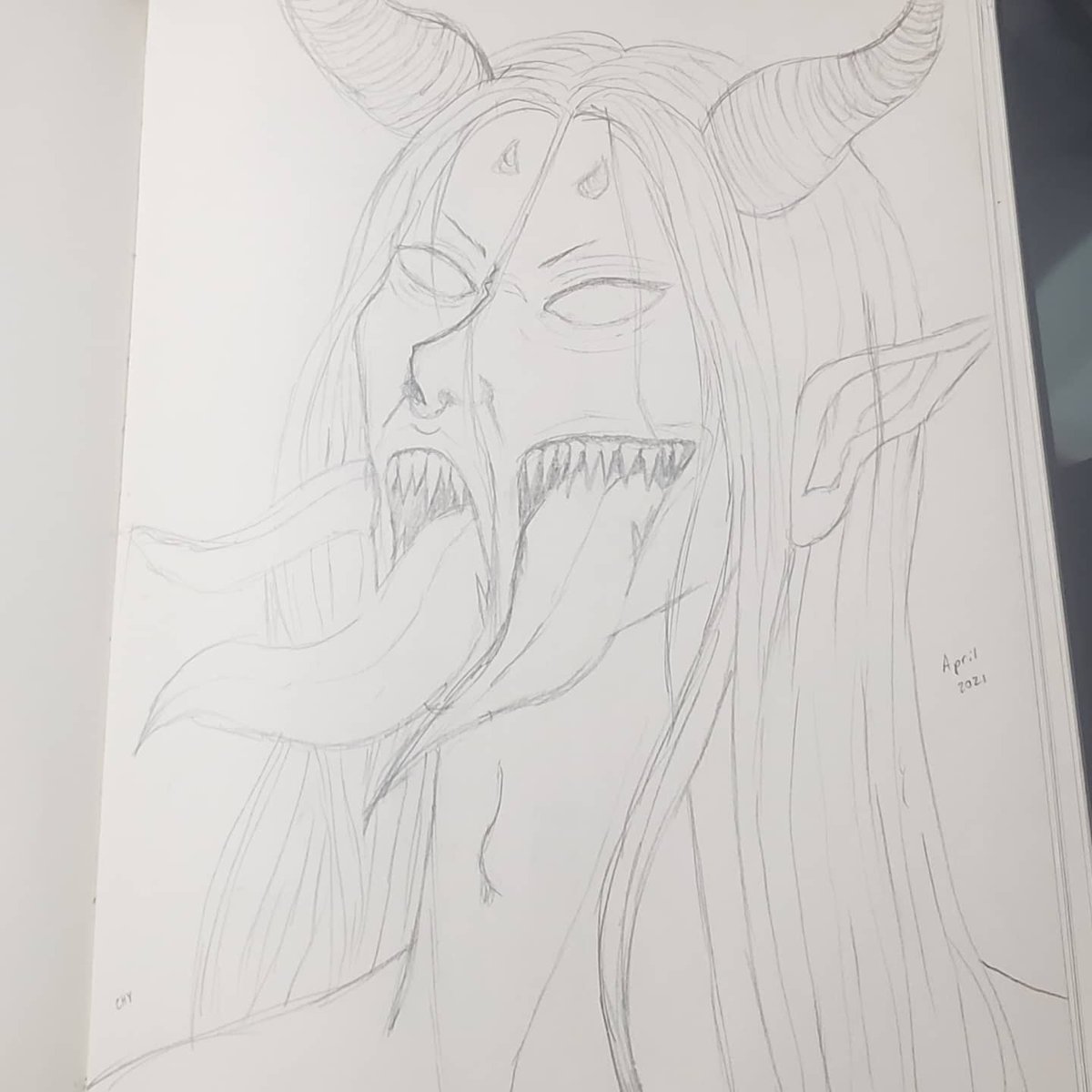 Ayeitschai's tweet photo. Forgot to post this last month 🙃 I think I like the sketch better, may end up doing this one over in black and white maybe
#webtoon #WebtoonCanvas #tappas #webcomics #manga #manhua #manhwa #comic #digitqlart https://t.co/LWSqzQvQI5