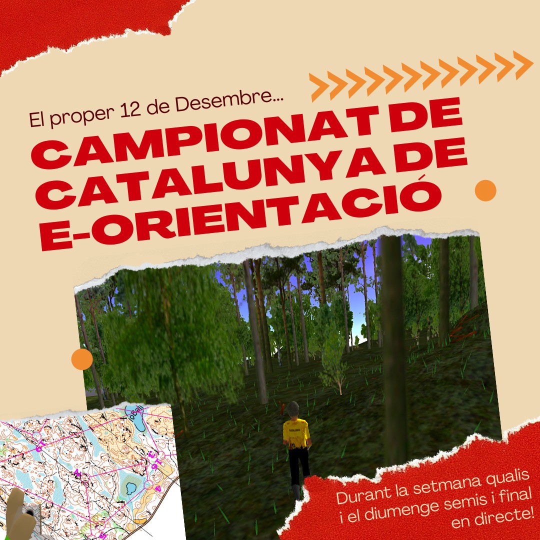 jm_santi's tweet photo. La setmana del 6 al 12 de Desembre es disputarà el Campionat de Catalunya 2021 de E-Orientació, gràcies al joc #CatchingFeatures. Serà una nova edició de la modalitat més jove de l'@orientacio_cat. https://t.co/ar3gyEdrBw