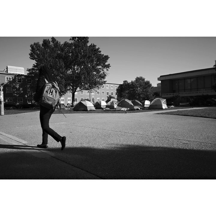 To high school seniors: 

Do not let our fight run you away! We are not telling you not to come here. We are risking our scholarships and expulsion so that you can come to this school and have the experience you’re being sold. Not the false narratives. #blackburntakeover