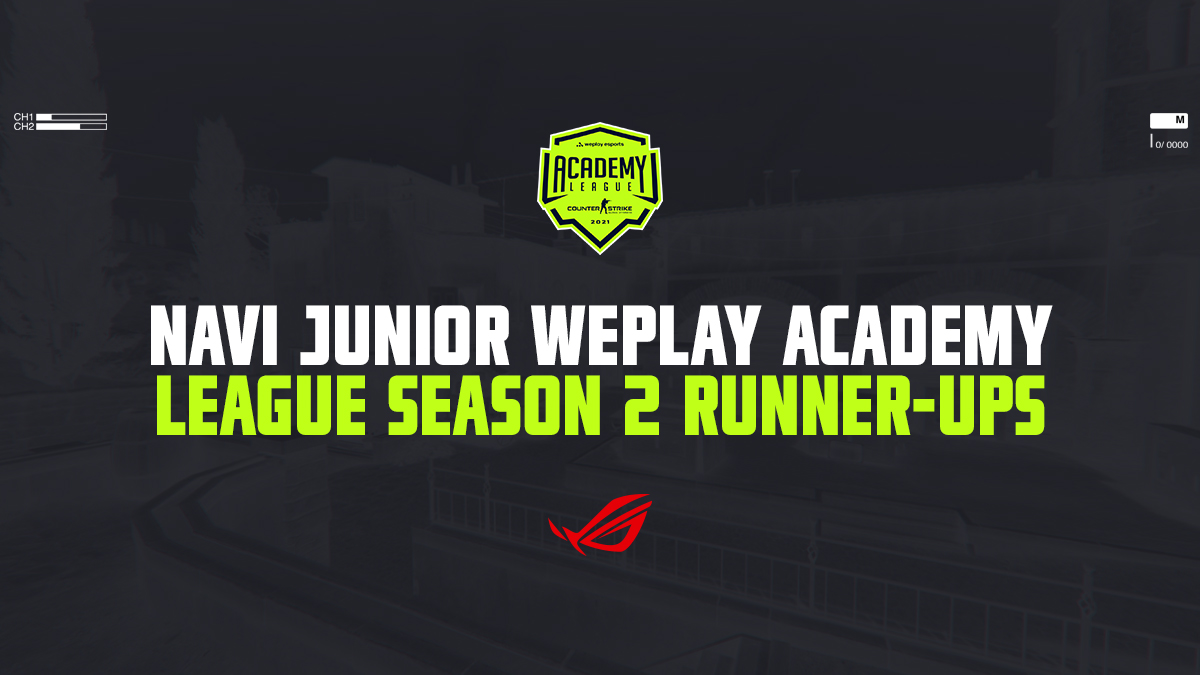 natusvincere's tweet photo. 💪 The @navijunior roster finish their @WePlay_Esports Academy League Season 2 run in second place! 

Thanks for your support, #navination! 

📰: https://t.co/wqNlEwGkBl
#WAL2 #NAVIJunior https://t.co/gyE3PSVgrj