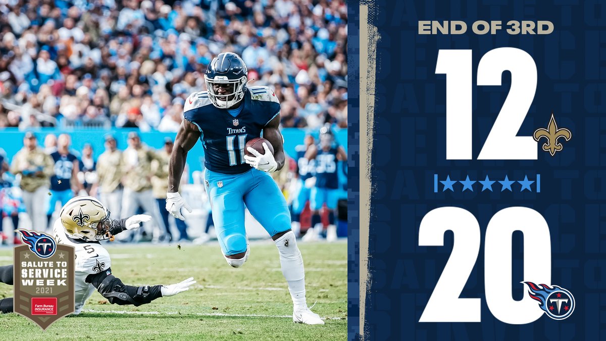 Titans's tweet photo. 3Q #NOvsTEN https://t.co/8AzP418GF9