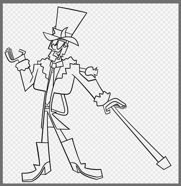 LINEART DONE just gotta colour and shade 