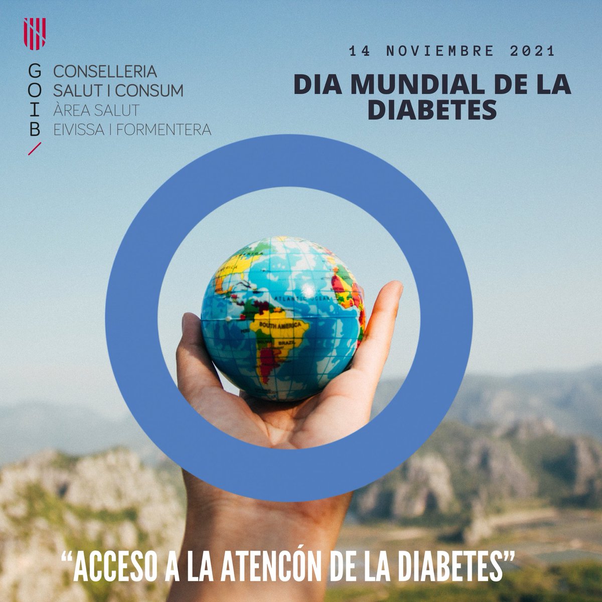 primariaasef's tweet photo. 🔵 14 de Noviembre: Día Mundial de la diabetes
✔️ Tema 2021: “Acceso a la Atención de la Diabetes”
✔️ Enfermedad que va en aumento en los últimos años y que puede provocar graves complicaciones.
Via CS San José
#diabetes #circuloazul
@asef_ibsalut @SalutGOIB https://t.co/c7y6q423nJ