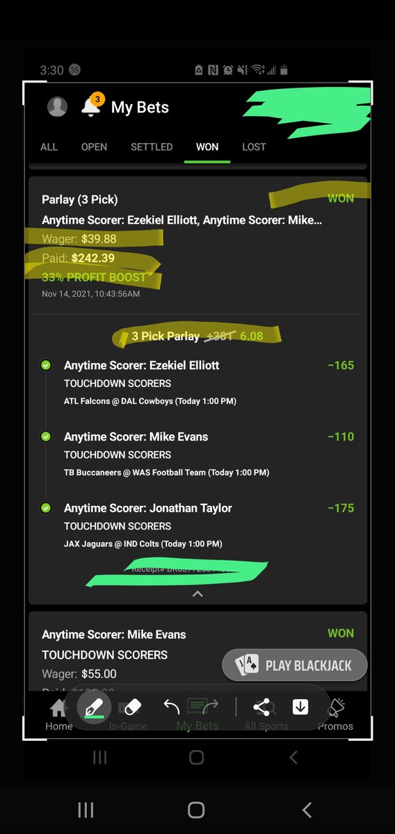 PhillySprtsRich's tweet photo. 🎯Michael Mother FN Evans ✅⭐
#POD for vip, & 👀
🎯Evans, Taylor, Zeek TD +609
Parlay Boost 33% 🆓 ✅🔥✅
Hope y'all tailed with the
#AnytimeTD 👑
#BanksAlwaysOpen 🏦 https://t.co/eI774GpVGM