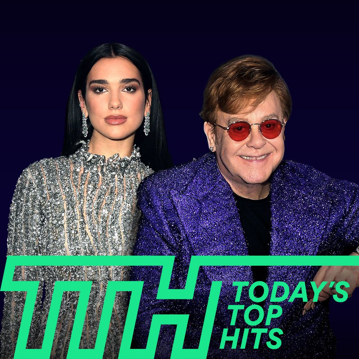 Spotify's tweet photo. Unbeatable duo @DUALIPA @eltonofficial #TodaysTopHits https://t.co/K3hhnRkAu1