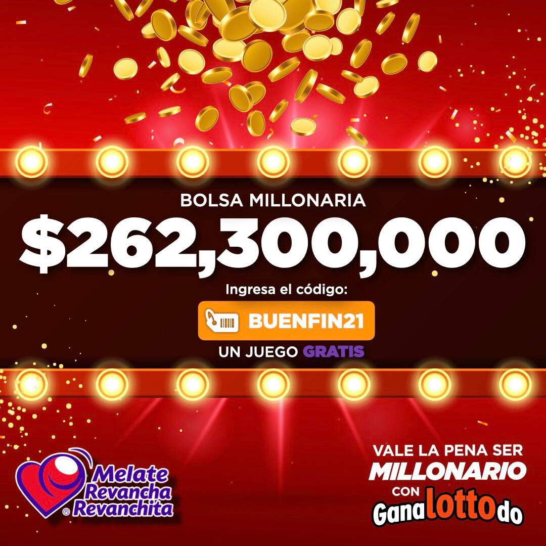 ganalottodo's tweet photo. Te regalamos un Melate para que te vuelvas millonario este #BuenFin ❤️🤑 La bolsa millonaria puede ser tuya 😱🤩 https://t.co/ji5ZfNwmQn https://t.co/dP4adNzhmJ