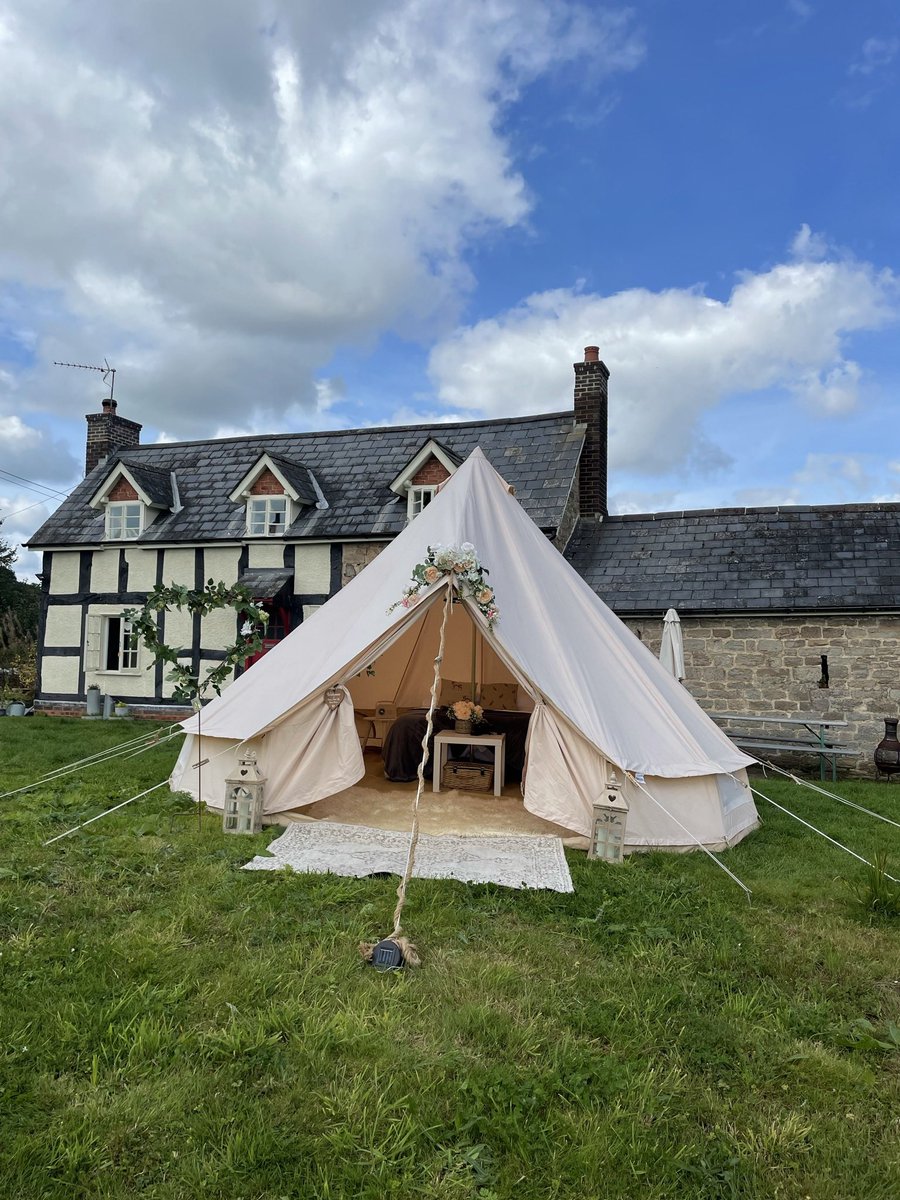🔅 Bell Tents 2022 🔅 

Have you got a special occasion planned for next year? How about a Glamorous bell tent to make that special occasion unforgettable. 
Our diary is booking up fast so get in contact today to book 
charmingtents.co.uk