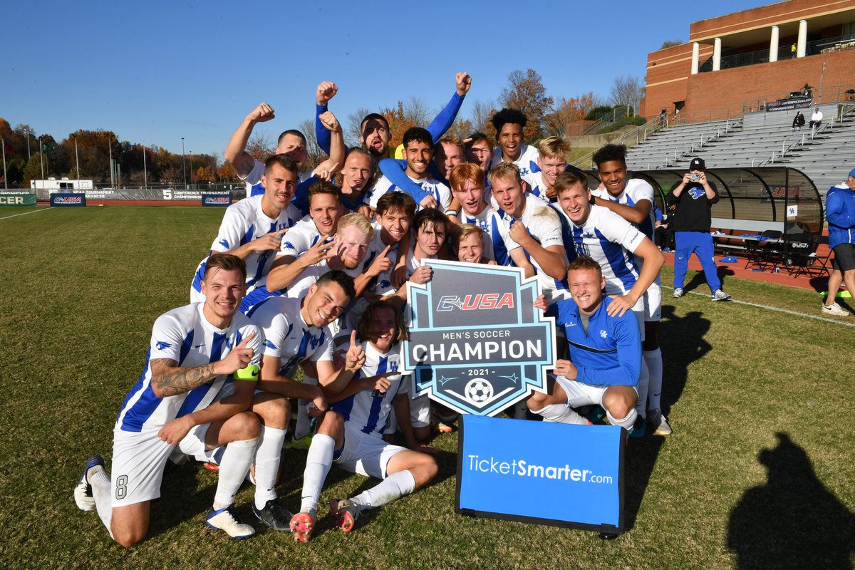 𝟮𝟬𝟮𝟭 𝗖-𝗨𝗦𝗔 𝗠𝗲𝗻'𝘀 𝗦𝗼𝗰𝗰𝗲𝗿 𝗖𝗵𝗮𝗺𝗽𝗶𝗼𝗻𝘀

🏆 <a href="/UKMensSoccer/">Kentucky Men’s Soccer</a> 🏆

#CUSAMSOC | #TheCUSAWay