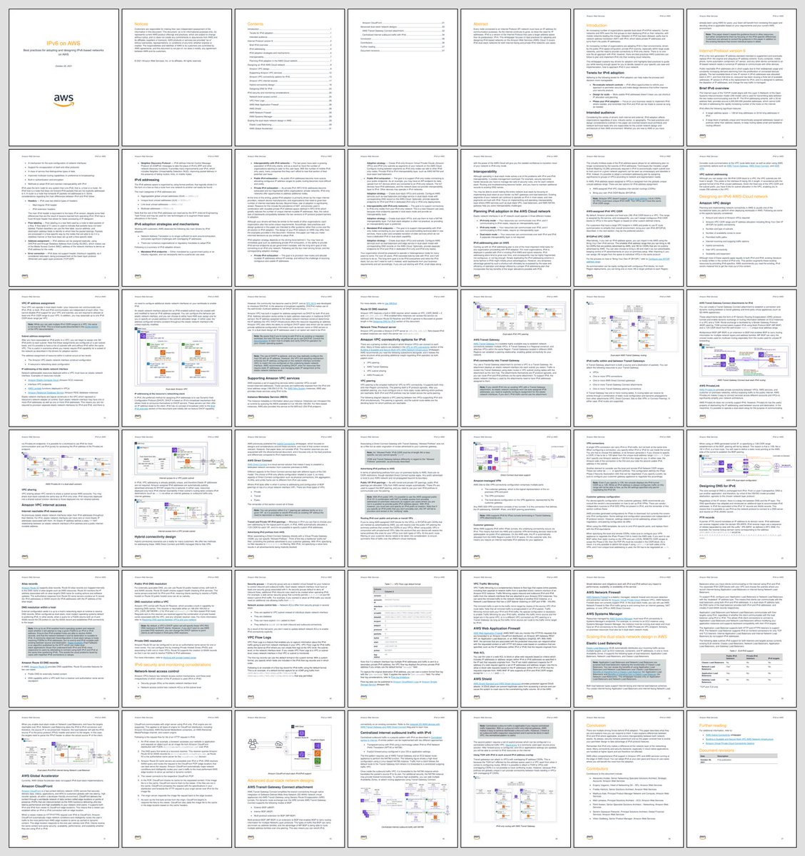 jeffbarr's tweet image. New #AWS guide: IPv6 on AWS - Best Practices for Adopting and Designing IPv6-Based Networks on AWS - d1.awsstatic.com/whitepapers/IP…