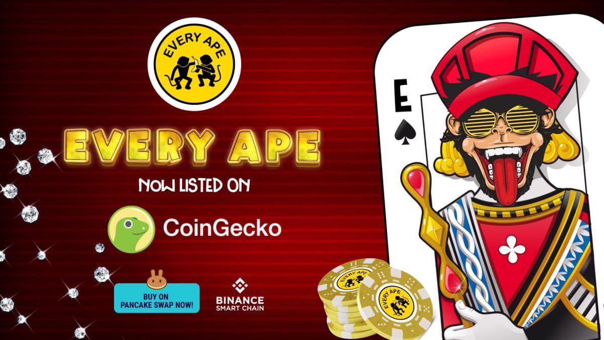 DannoWorks's tweet photo. So we all know gaming is going to be huge in crypto. Likewise NFTs.
#Everyape combines the two, it’s super-early. Tiny market cap.
If you missed #safemoon, #shibainu and #doge then this project might be worth a shot!
Grab yourself a bag, potential for massive gains.
#btc https://t.co/5xHoiEPHGa