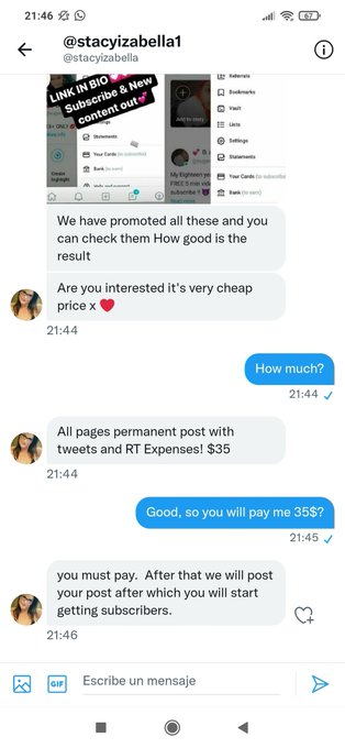 Parece mentira que siga habiendo estas cosas, pero tened cuidado con estas estafas 🤦🏻🤦🏻🤦🏻 https://t.<a href="/tag/onlyfans"class="tags"><span>#onlyfans</span></a>