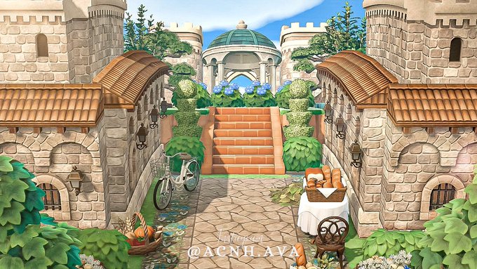 あつ森 中世の街並みの家具は誰からどうやって入手できる お城シリーズと組み合わせたレイアウトをご紹介 あまディげブログ
