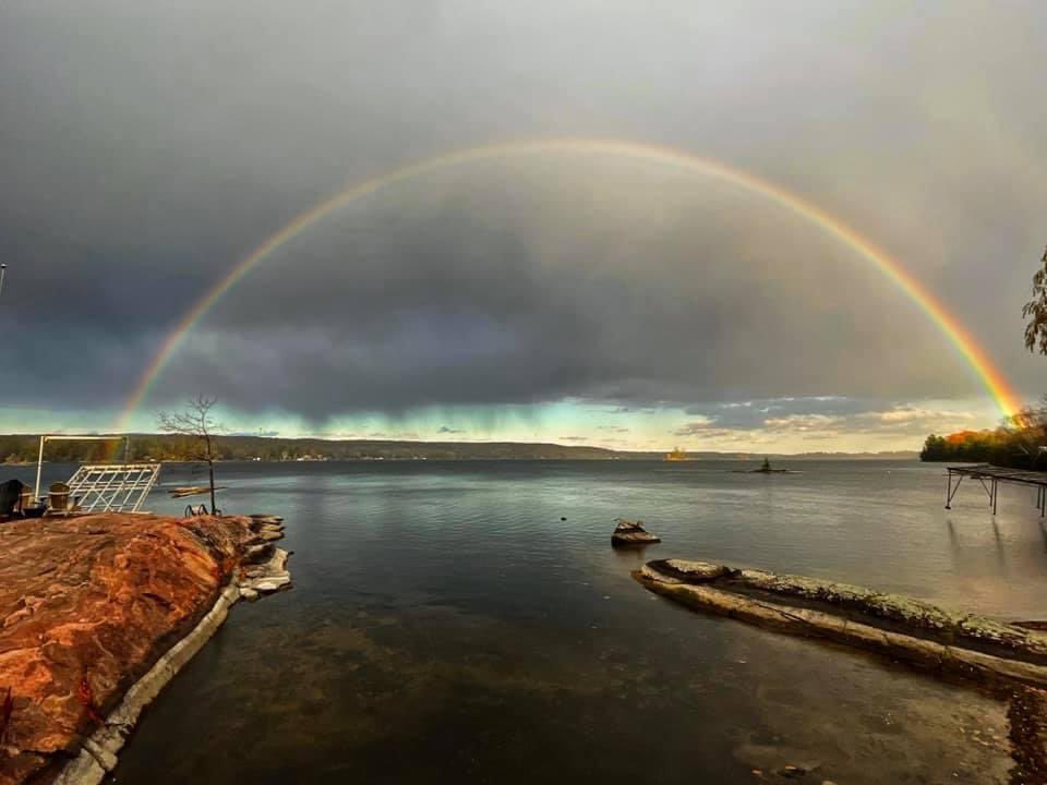 Beautiful 🌈 shot on lower buckhorn lake from the weekend.

Captured by - Shelley Goldkind Fine