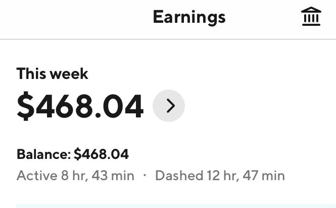 Takeaways after another six months away:
* Probably 21/25 were no-contact. Speeds up deliveries.
* No need for me to text customers with arrival. The app provides all that info.
* Late into the night just head towards McD’s and JITB and wait.