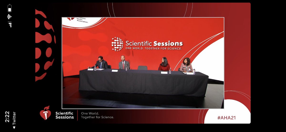 Great session on wearables&amp;triggers of AF! Fitbit study enrolled 71% women and Alcohol but not caffeine triggered AF! Consistent with findings of #CRAVE. Study pointed out by moderator <a href="/hvanspall/">Harriette Van Spall, MD MPH 🇨🇦</a>! <a href="/leftbundle/">Mintu Turakhia, MD MS</a> #AHA21 <a href="/psharmadoc/">Parikshit S Sharma, MD, MPH, FACC, FHRS</a> <a href="/hhuang123/">Henry D. Huang</a> <a href="/JWasserlaufMD/">Jeremy Wasserlauf</a> <a href="/HRSonline/">Heart Rhythm Society</a> <a href="/AndreaRussoEP/">Andrea Russo</a>