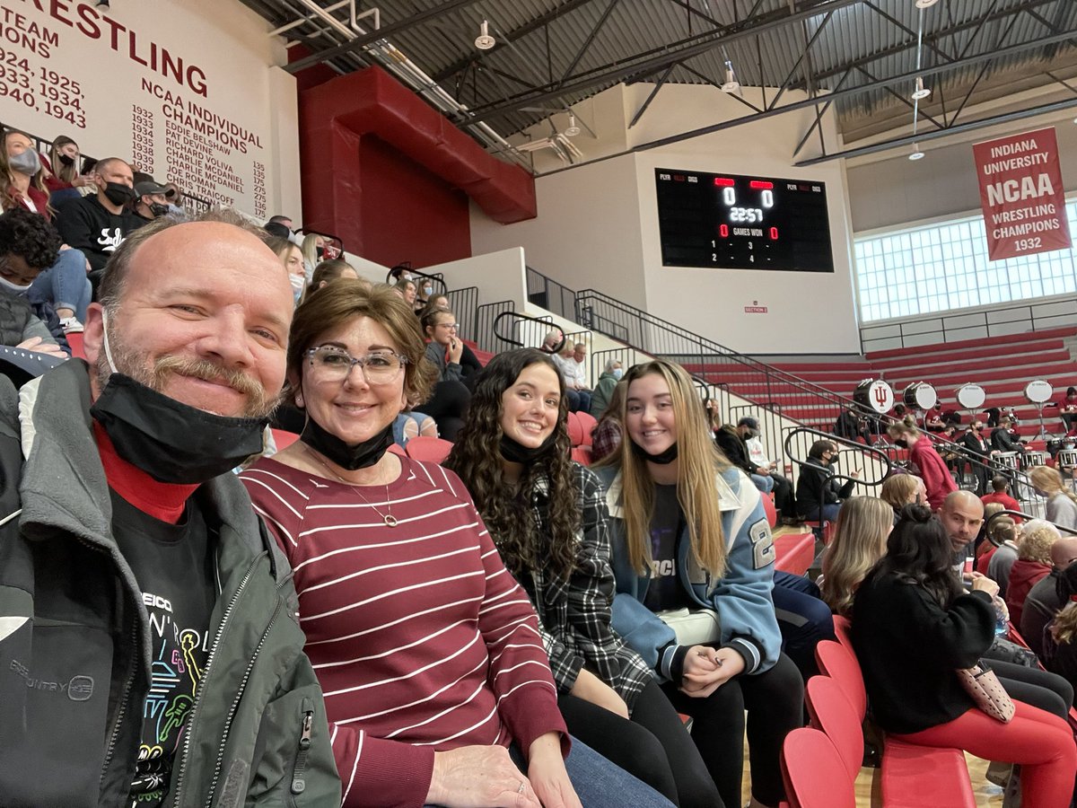Good @Huskervball match today at IU with  <a href="/sophia_mayo_/">sophia</a>  <a href="/kotaelliott/">Dakota Elliott</a> <a href="/casemom4/">Melissa Mayo</a> Go Huskers!